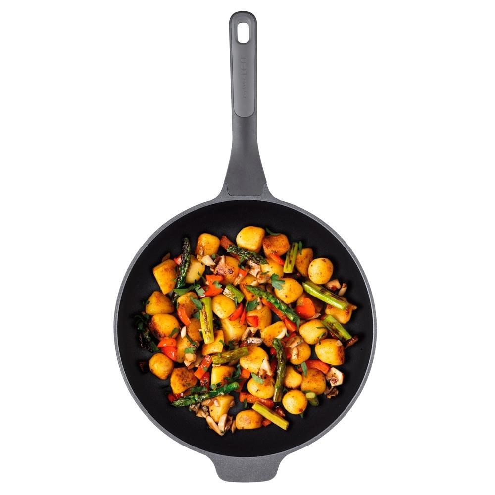 BergHOFF LEO STONE Yapışmaz Alüminyum Döküm Wok Tava 30 cm
