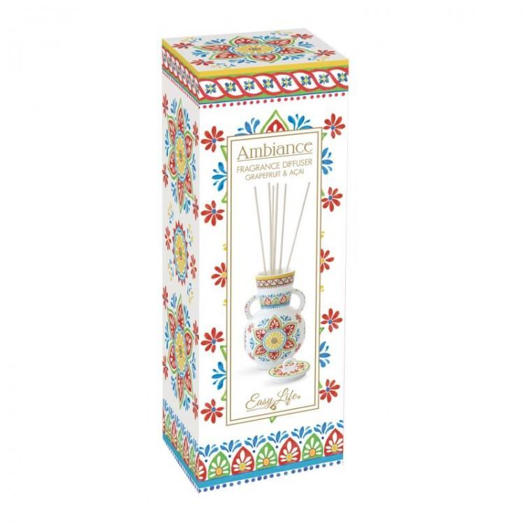 Easy Life Ambiance Porselen Koku Difüzör Seti 400 ml Sevilla Oranj