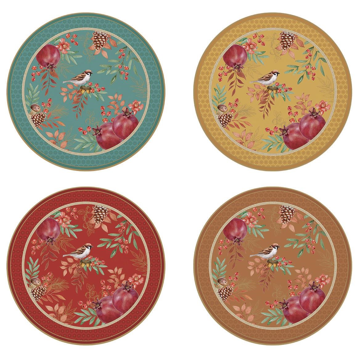 Easy Life Autumn Symphony 4'lü Porselen Pasta Tabağı Ø 19 cm