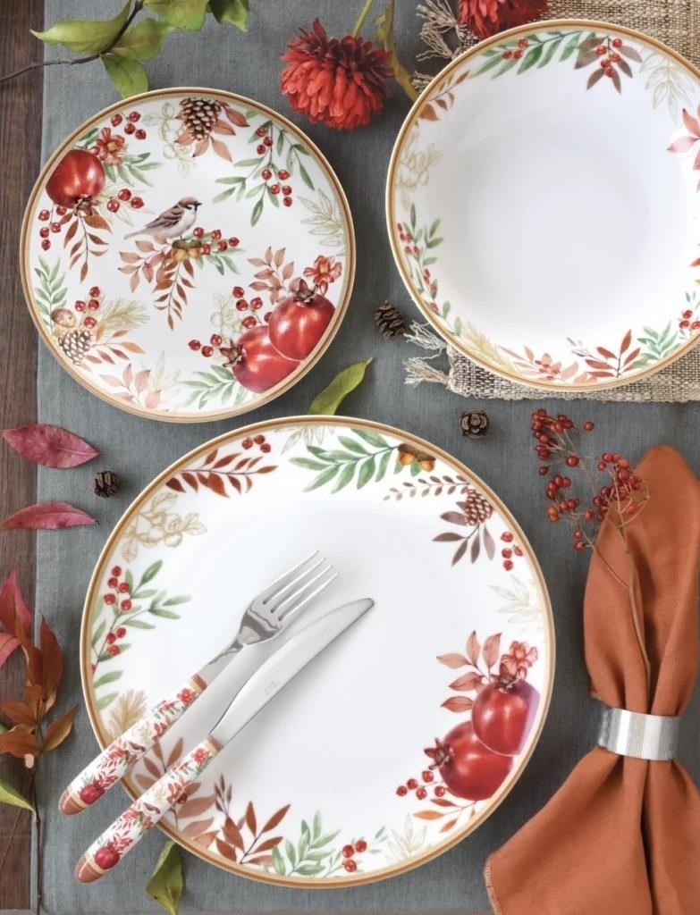 Easy Life Autumn Symphony Porselen Pasta Tabağı Ø 19 cm