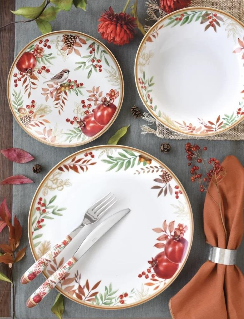 Easy Life Autumn Symphony Porselen Pasta Tabağı Ø 19 cm
