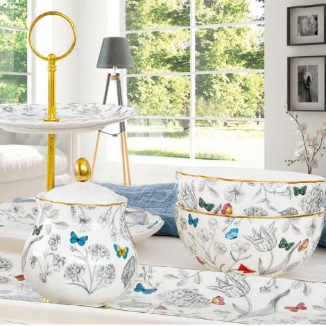 Easy Life Fleurs & Papillons Porselen Çaydanlık 800 ml