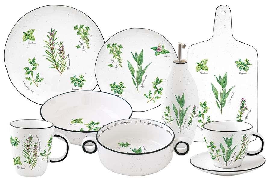 Easy Life Herbarium Porselen Kulplu Kase Ø 12 cm