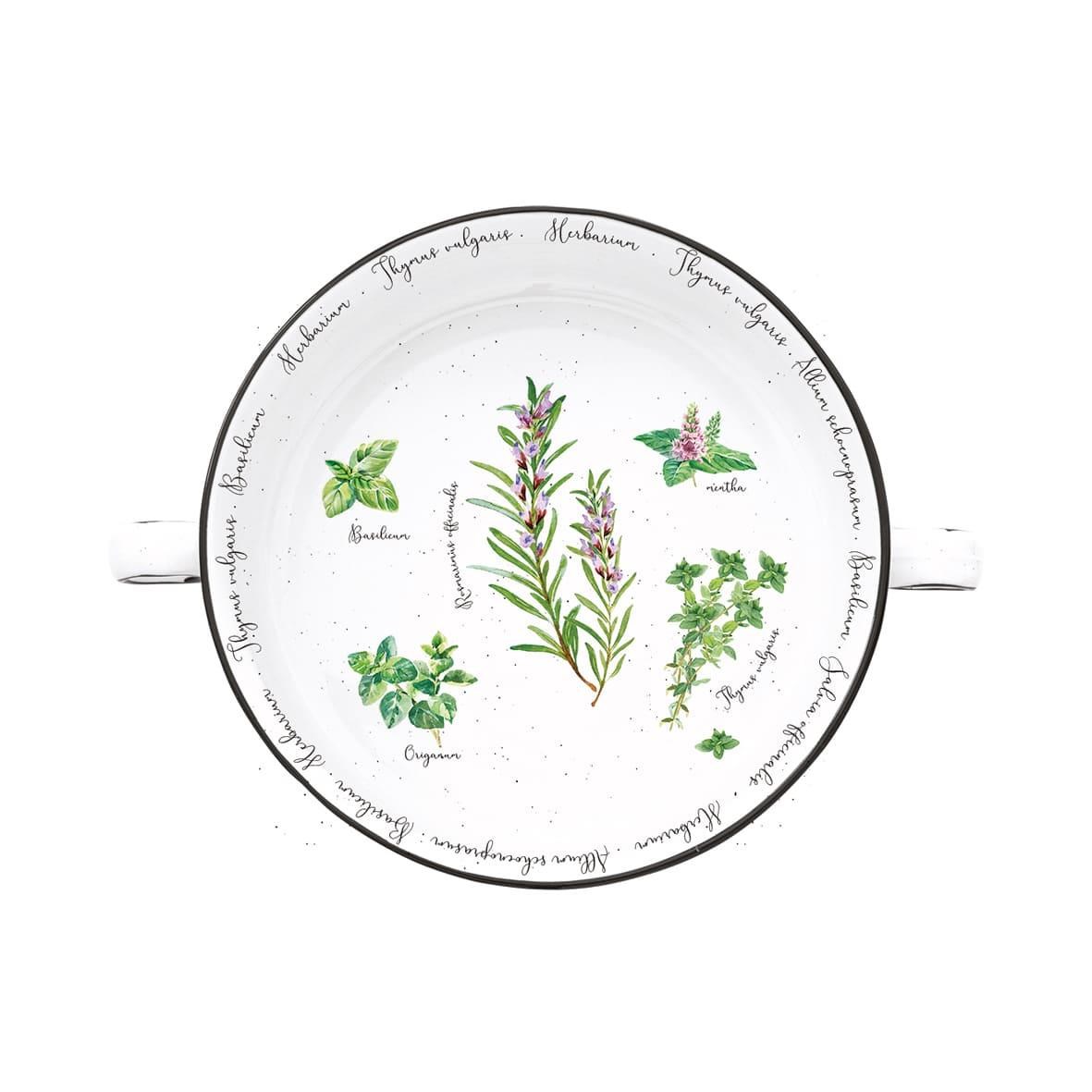 Easy Life Herbarium Porselen Kulplu Kase Ø 20 cm