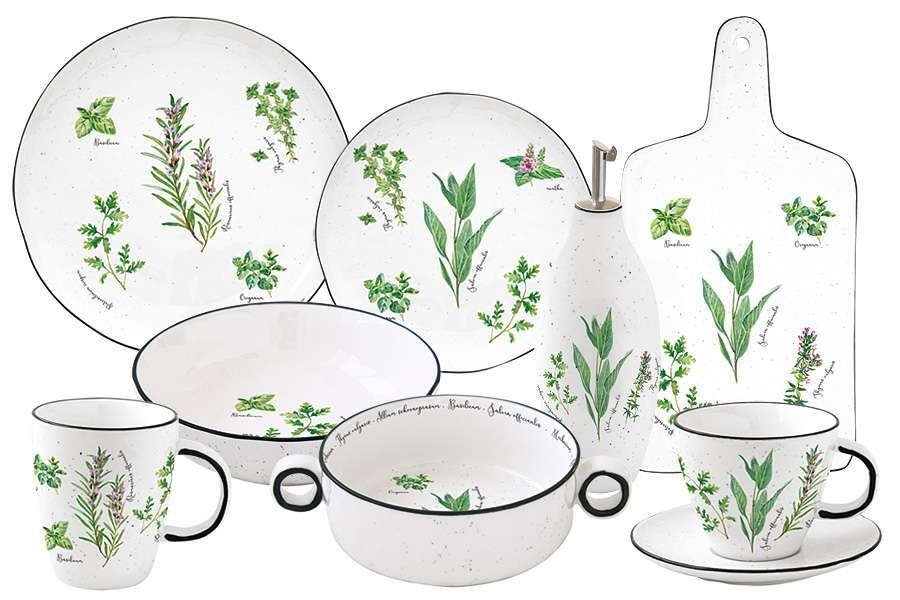 Easy Life Herbarium Porselen Kulplu Kase Ø 12 cm