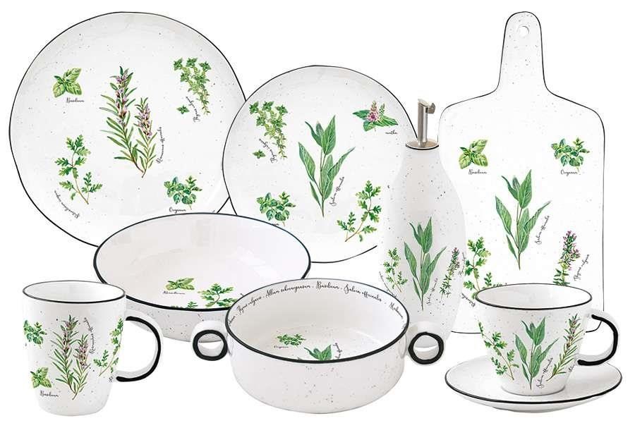 Easy Life Herbarium Porselen Kulplu Kase Ø 20 cm