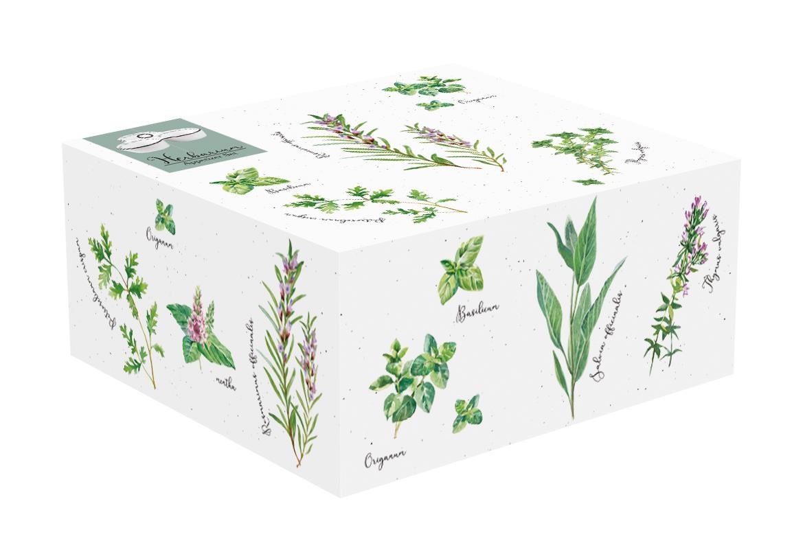 Easy Life Herbarium Porselen Meze Seti 20,5cm x 17cm - 3 Bölmeli