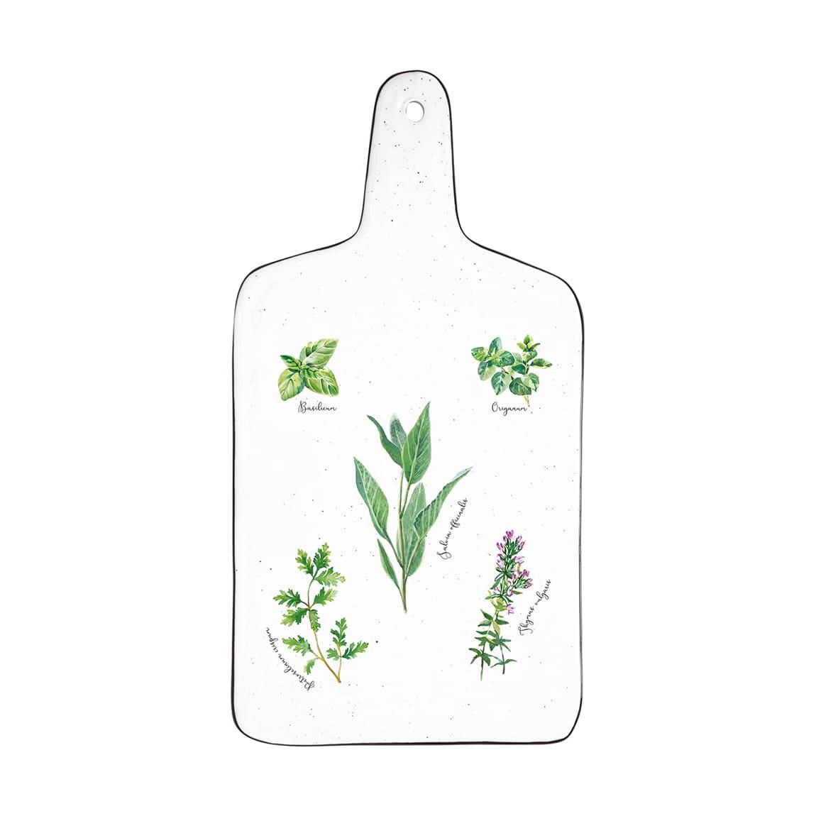 Easy Life Herbarium Porselen Peynir Sunum Tahtası 34,5cm x 18cm