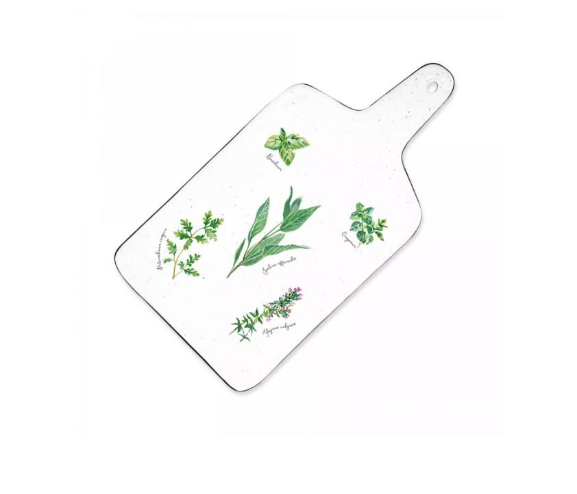 Easy Life Herbarium Porselen Peynir Sunum Tahtası 34,5cm x 18cm