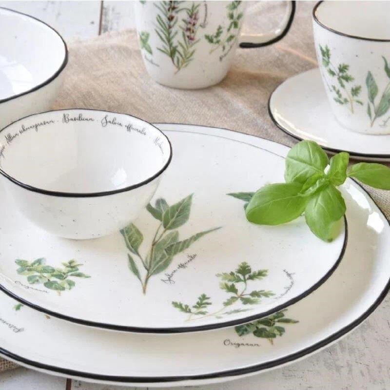 Easy Life Herbarium Porselen Servis Tabağı Ø 26,0 cm