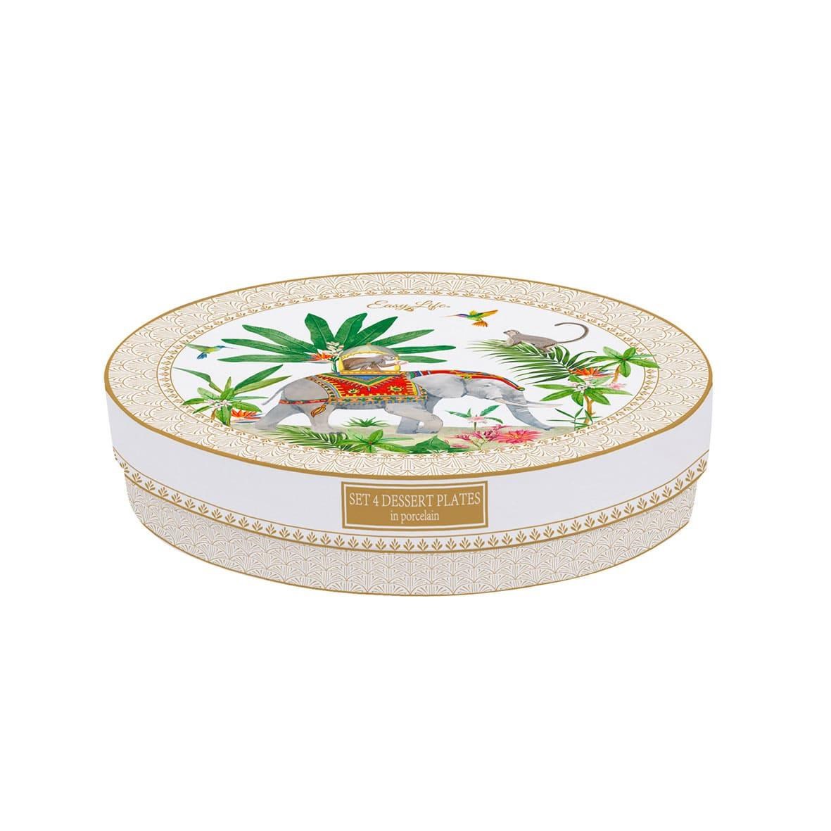 Easy Life Marajah 4'lü Porselen Pasta Tabağı Ø 19 cm