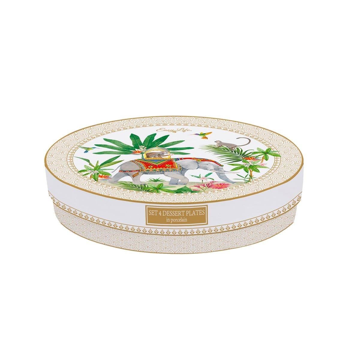 Easy Life Marajah 4'lü Porselen Pasta Tabağı Ø 19 cm