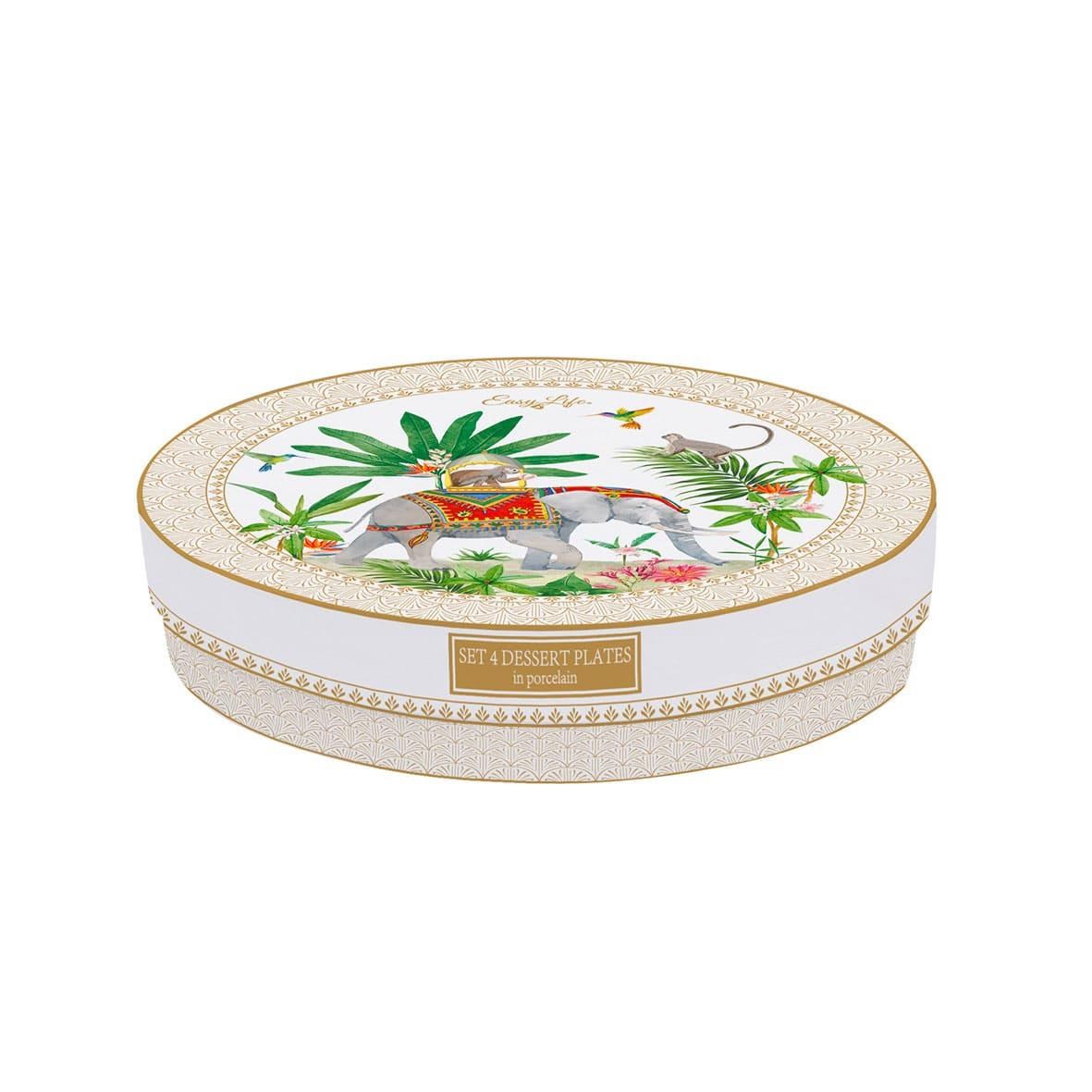 Easy Life Marajah 4'lü Porselen Pasta Tabağı Ø 19 cm