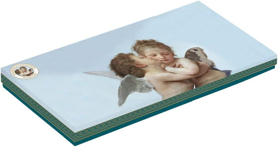 Easy Life MasterPiece Desenli Cam Tepsi 36x17 cm The First Kiss
