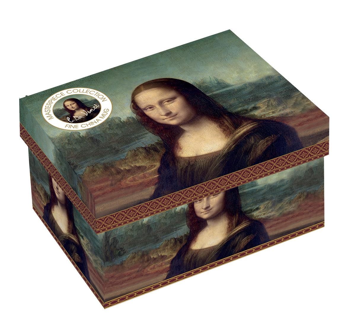 Easy Life MasterPiece Fine China Kulplu Bardak 300 ml. The Mona Lisa