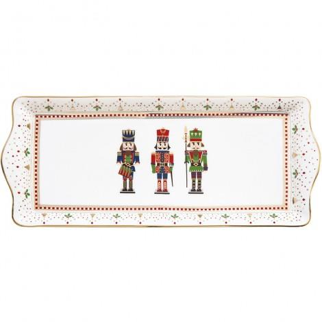 Easy Life Nutcracker Porselen Kek Servis 35 cm x 15 cm