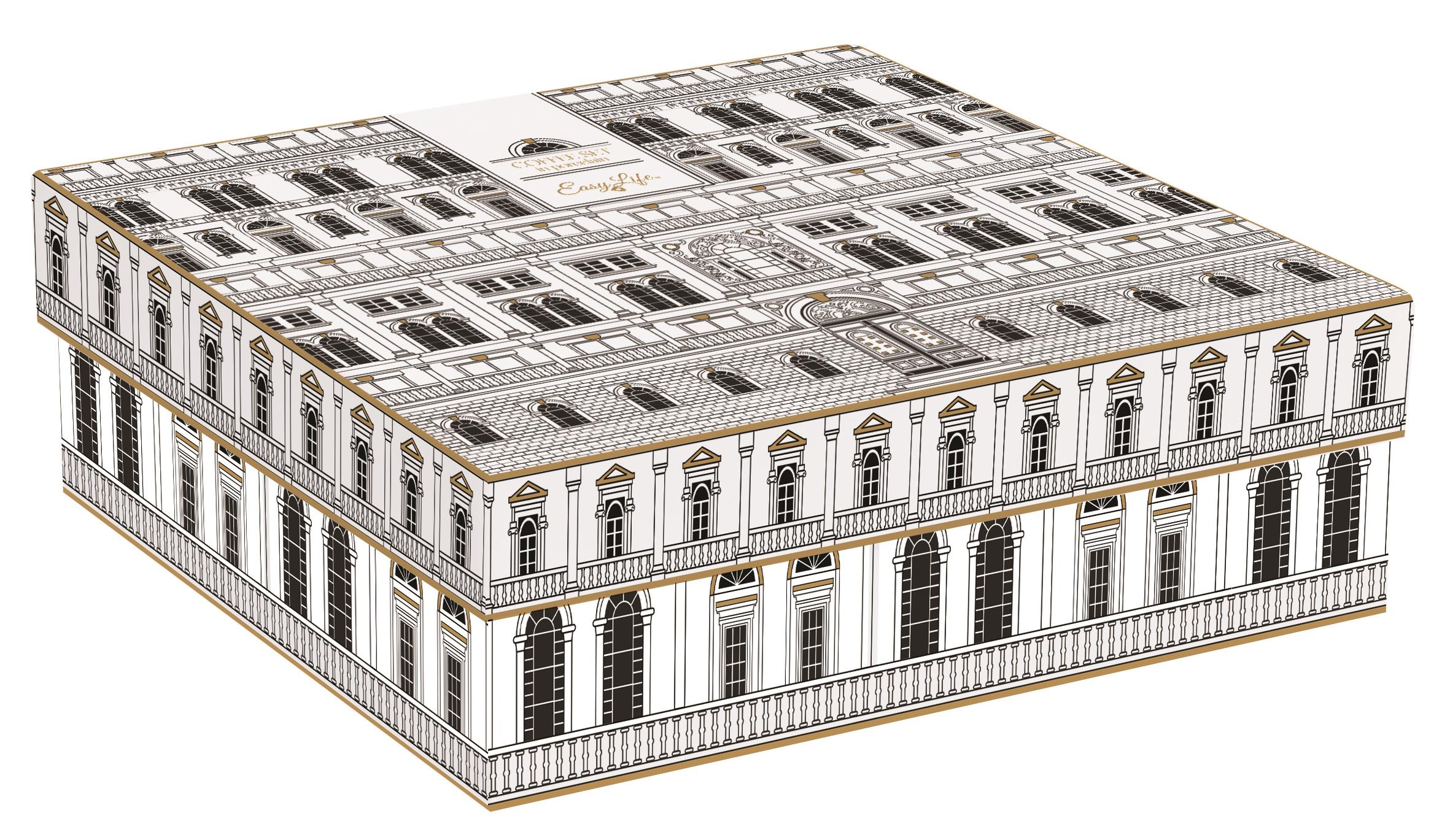 Easy Life Palazzo 6'lı Porselen Kahve Fincanı ve Tabağı 100 ml