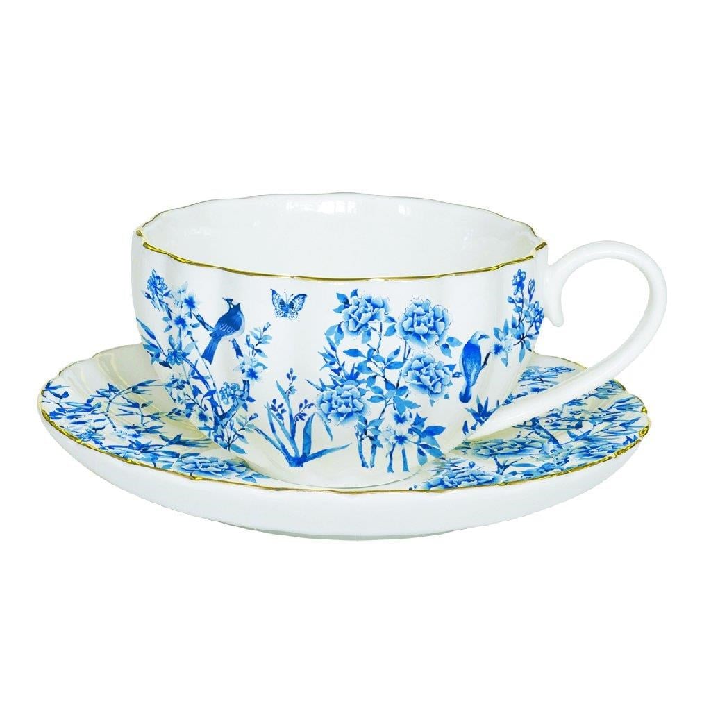 Easy Life Paradise Garden Porselen Çay Fincanı 200 ml & Tabağı