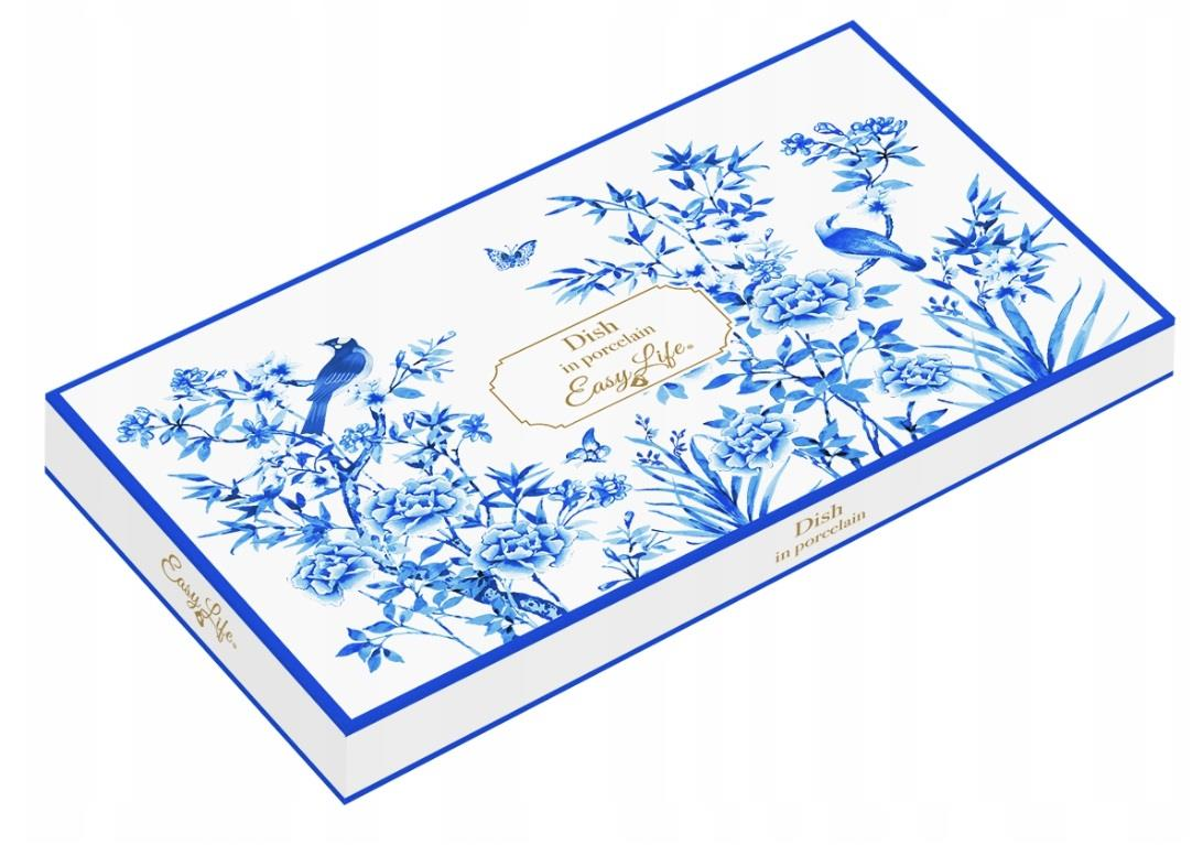 Easy Life Paradise Garden Porselen Dikdörtgen Tabak 20cm x 13cm