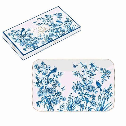 Easy Life Paradise Garden Porselen Dikdörtgen Tabak 20cm x 13cm