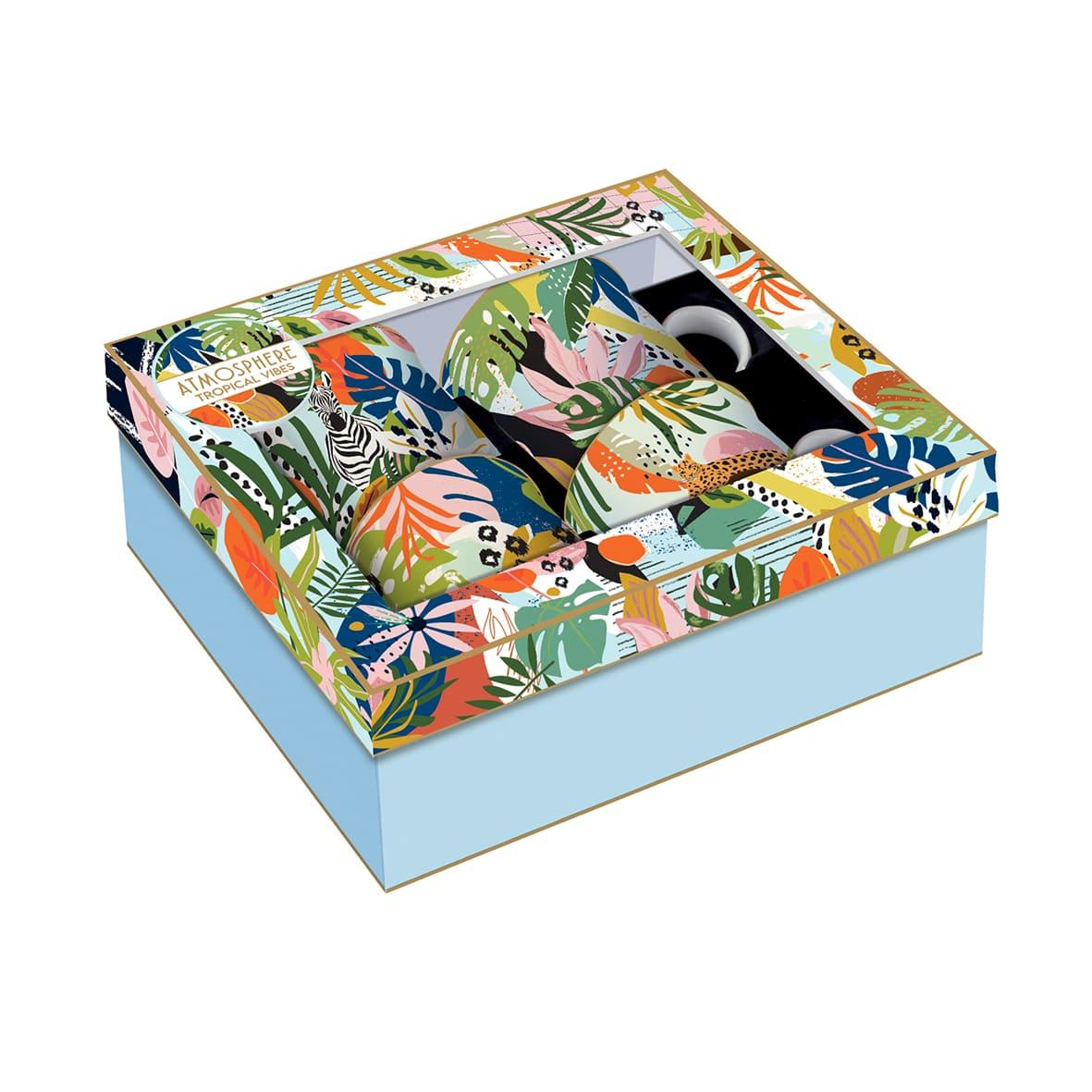 Easy Life Spring Parade Fine China Porselen 4'lü Kulplu Bardak 300 ml