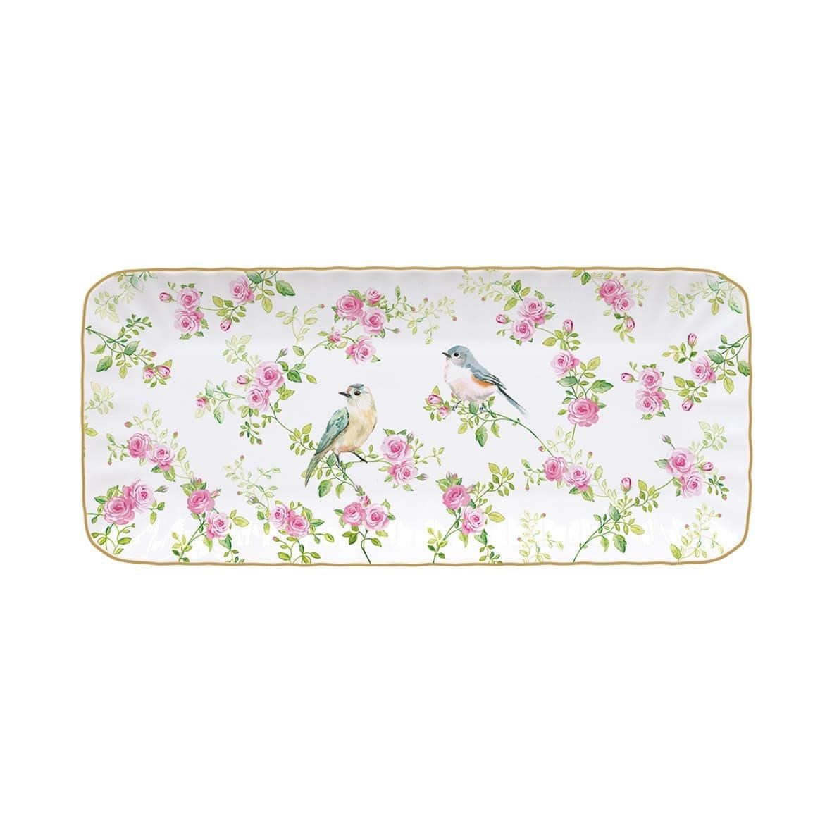 Easy Life Spring Time Porselen Servis Tabağı 36cm x 16cm