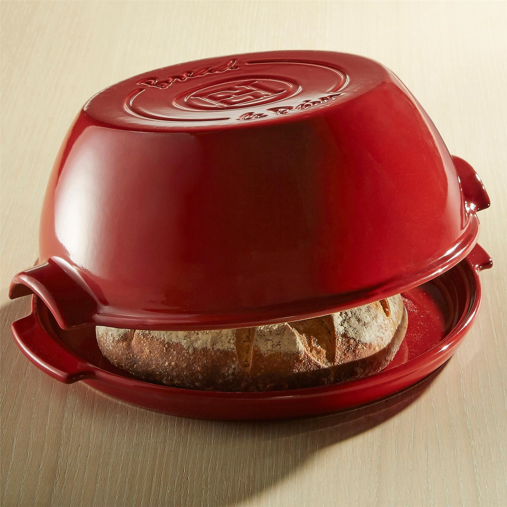 EH Fırın Kabı Ekmek Yuvarlak 32 cm Kırmızı/Burgundy -345507