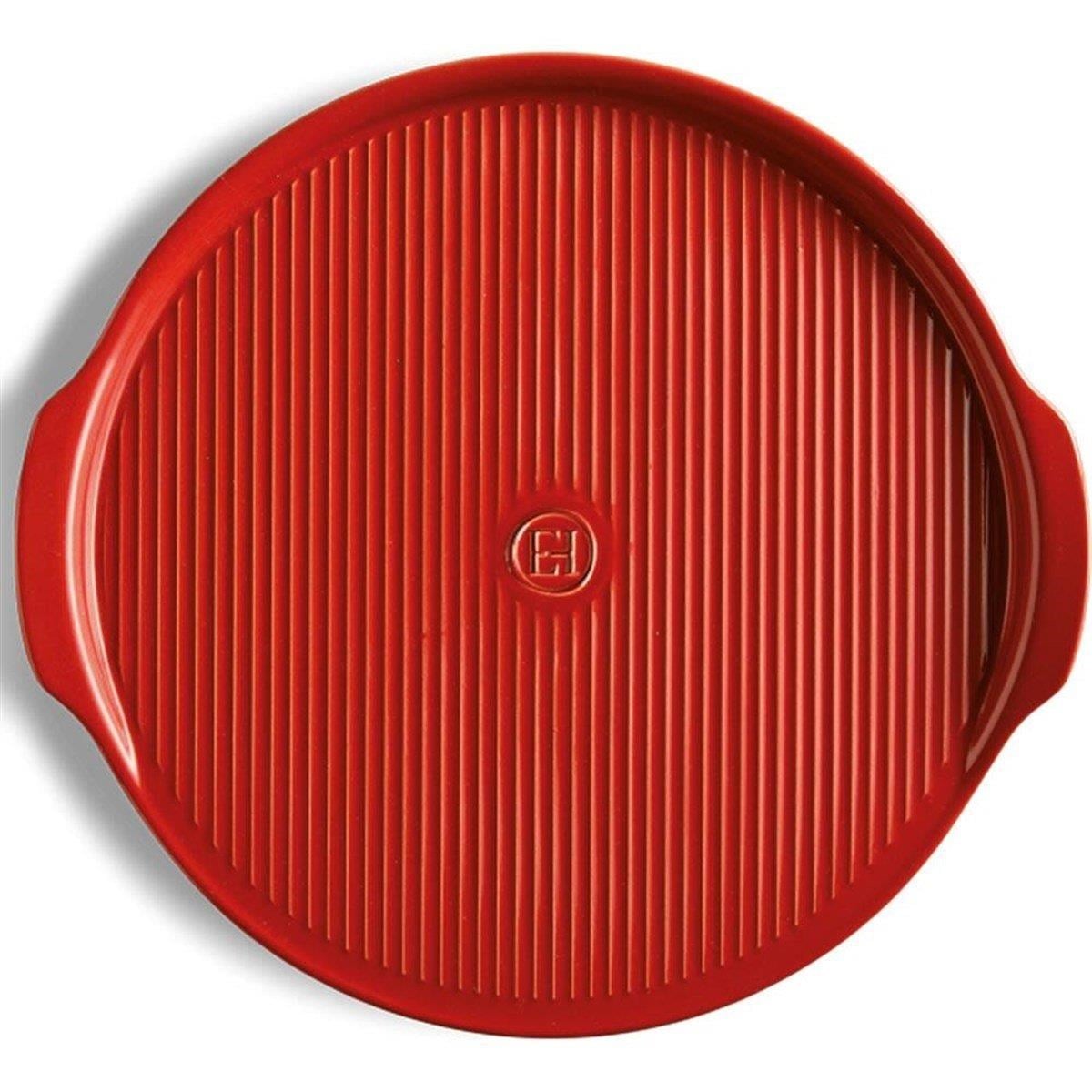 Eh Pizza/Fırın Kabı Yuvarlak  40 Cm Kırmızı/Burgundy -347614 - EH347614
