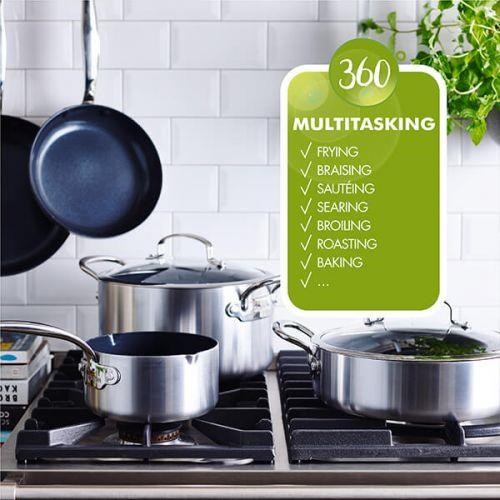 Green Pan Barcelona Evershine 3Ply 20Cm Derin Tencere - CC001519-001