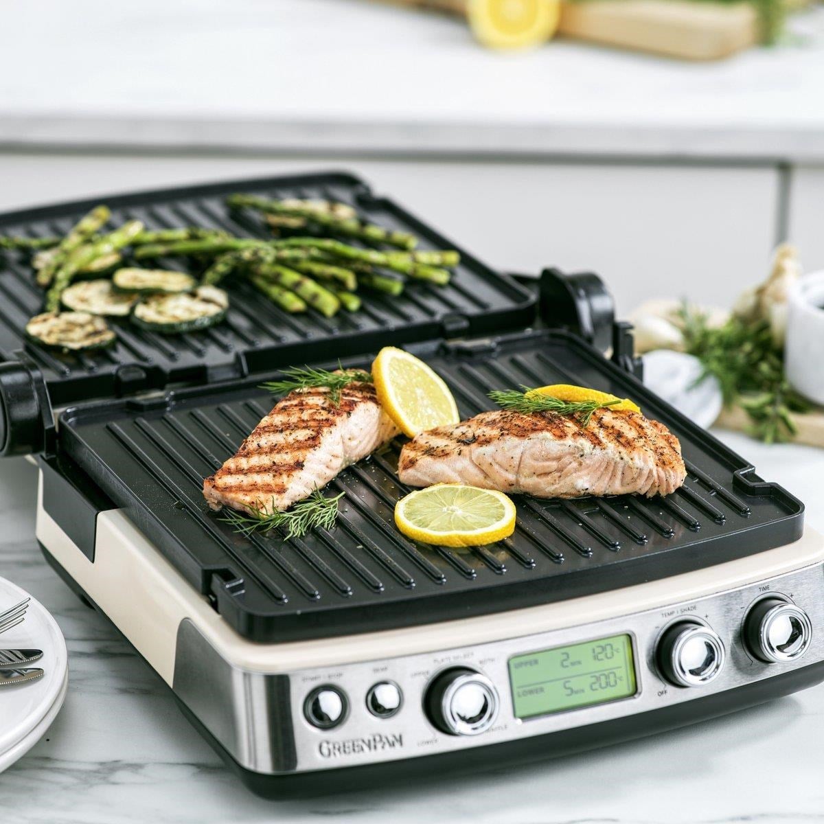 GREENPAN ELITE GRILL TOST MAKİNESİ  2200 W CREAM - CC006584-001