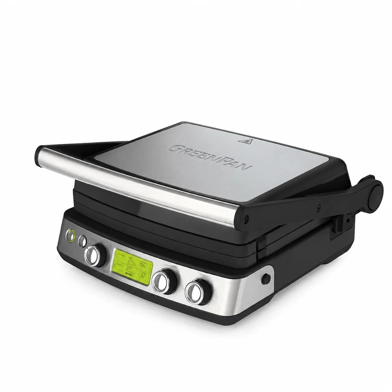 GreenPan Elite Grill Tost Makinesi Siyah 7’si 1 Arada  2200W Black