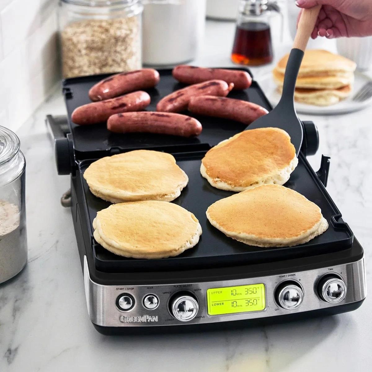 GreenPan Elite Grill Tost Makinesi Siyah 7’si 1 Arada  2200W Black