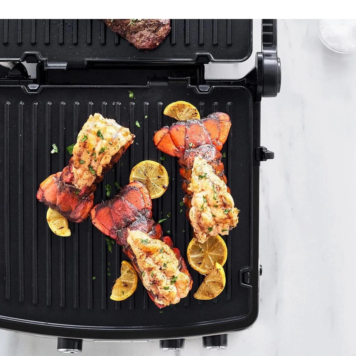 GreenPan Elite Grill Tost Makinesi Siyah 7’si 1 Arada  2200W Black