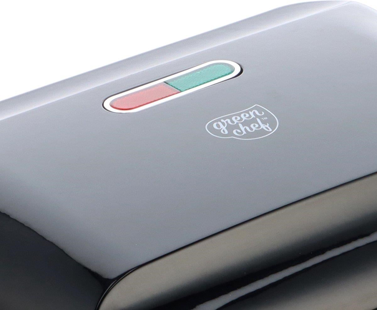 GREENPAN GREENLIFE TOST WAFFLE PANINI MAKİNESİ SİYAH 750 W - CC007927-001