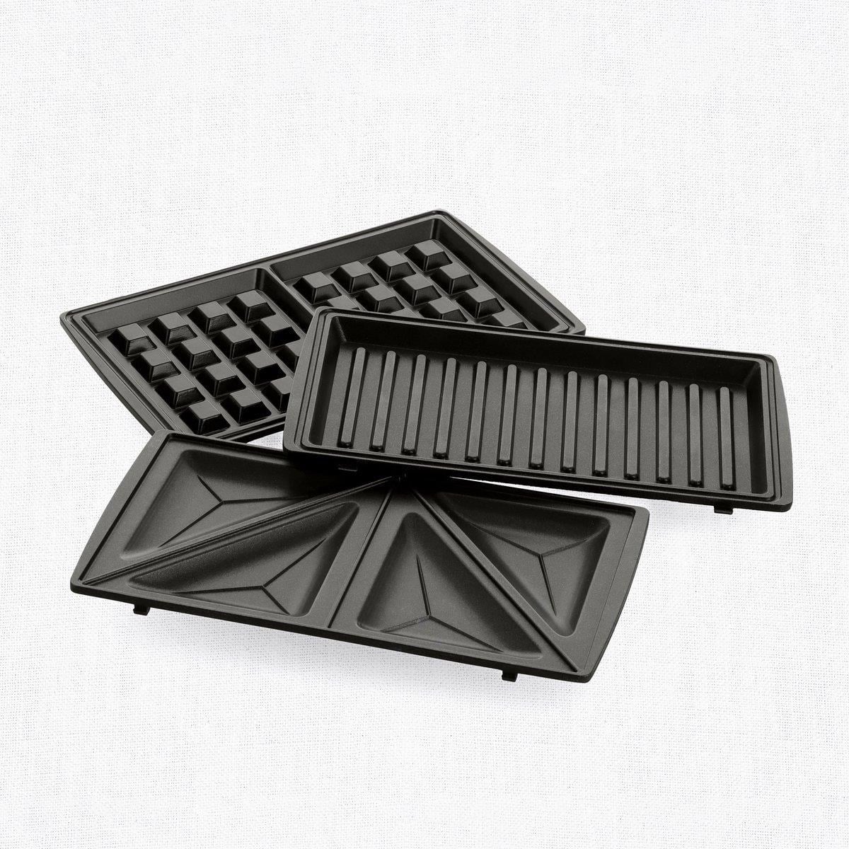 GREENPAN GREENLIFE TOST WAFFLE PANINI MAKİNESİ SİYAH 750 W - CC007927-001