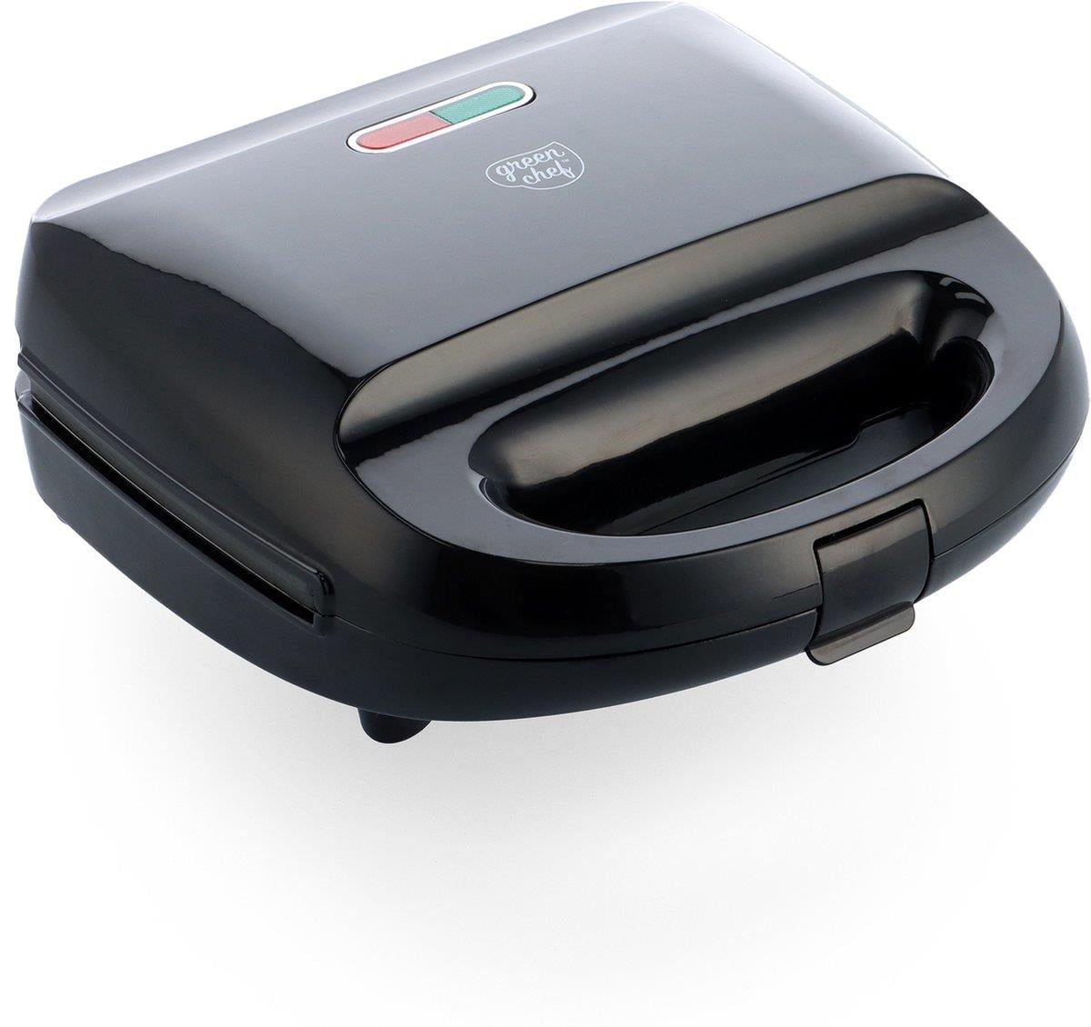 GREENPAN GREENLIFE TOST WAFFLE PANINI MAKİNESİ SİYAH 750 W - CC007927-001