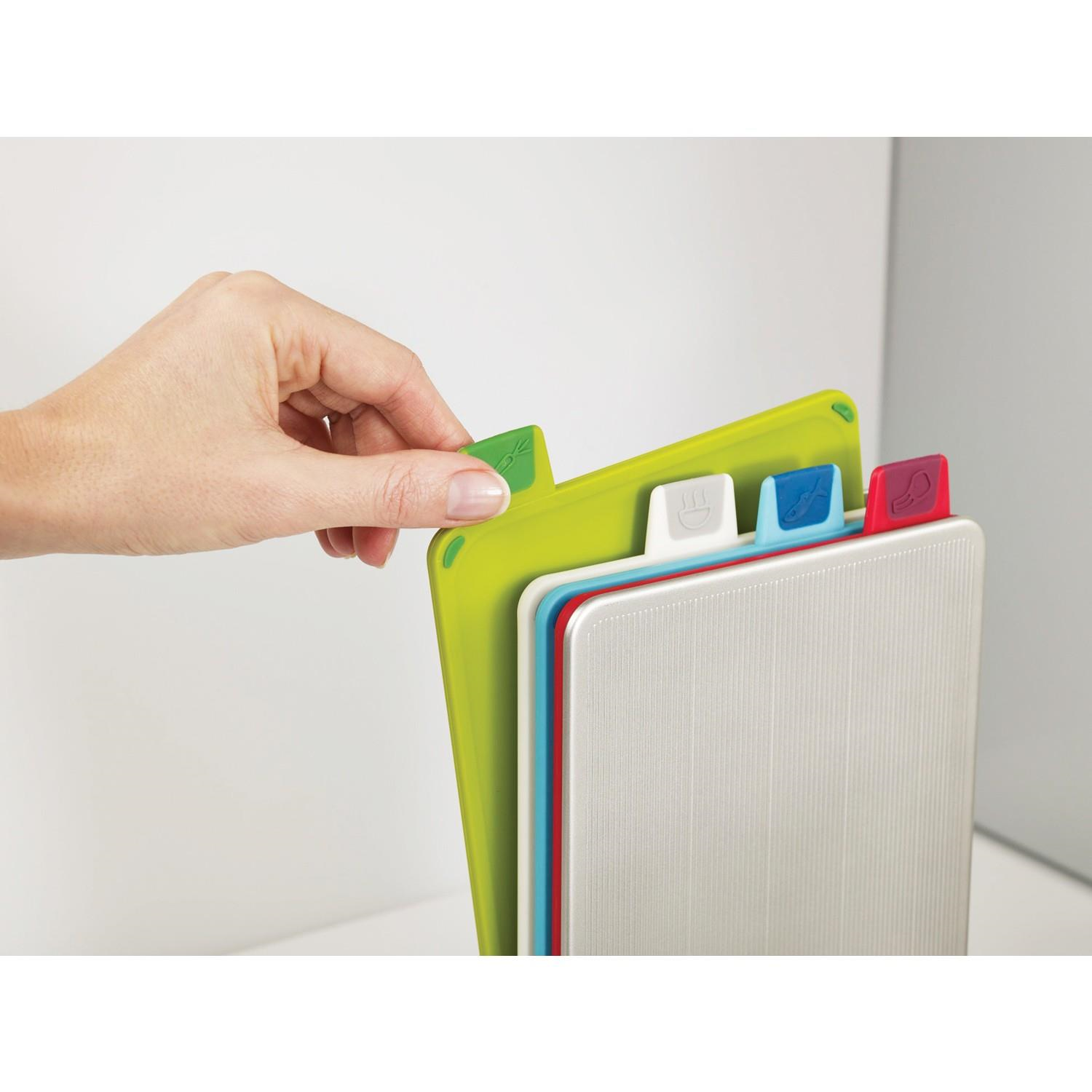 Joseph&Joseph Index Mini Kesme Tahtası Seti - Gümüş
