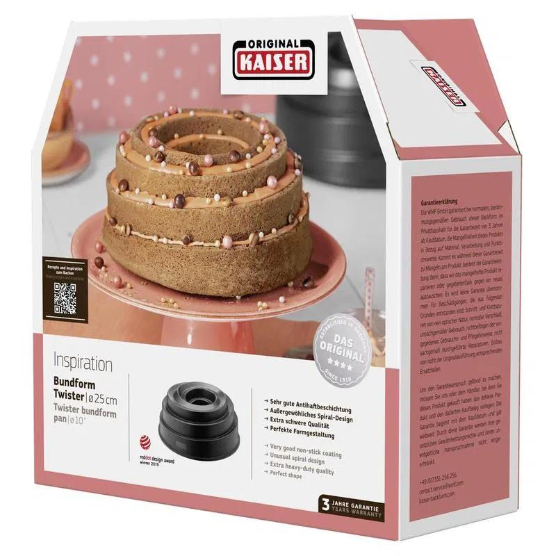 Kaiser Twister Borulu 25cm Kek Kalıbı