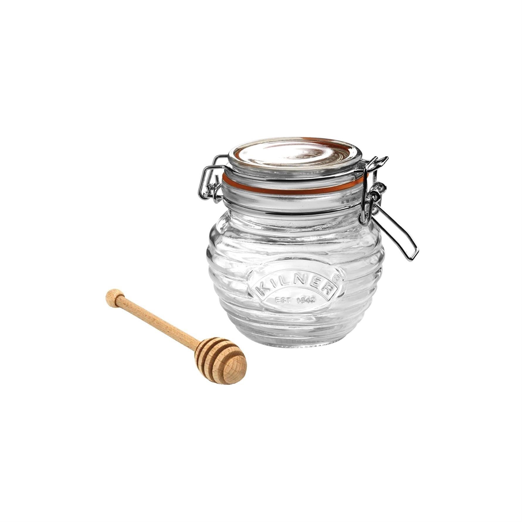 Kilner Ahşap Kepçeli Bal Kavanozu 400 ml - K0025.887