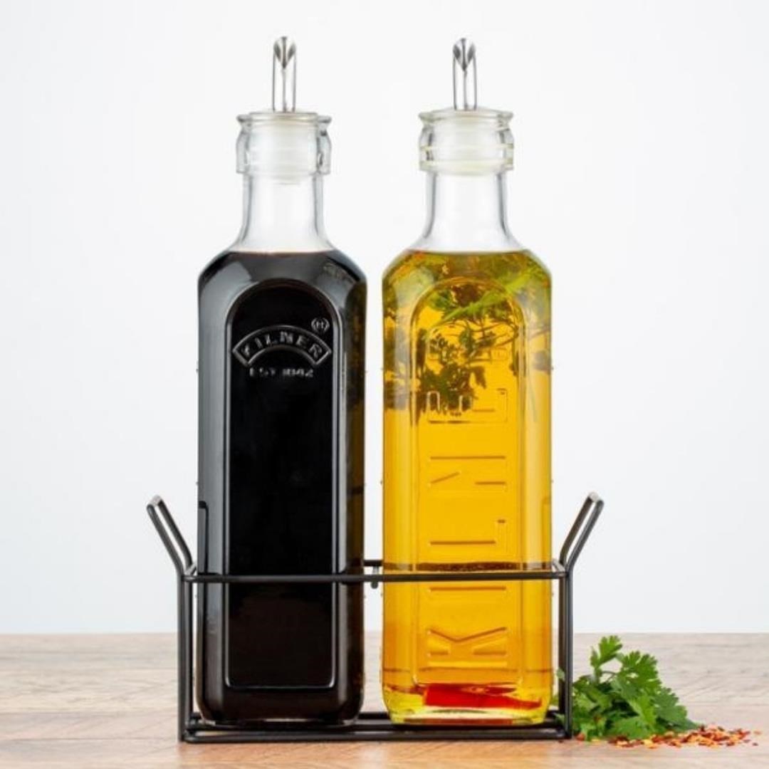 Kilner Metal Raflı Yağlık Sirkelik Seti 600 ml - K0025.028