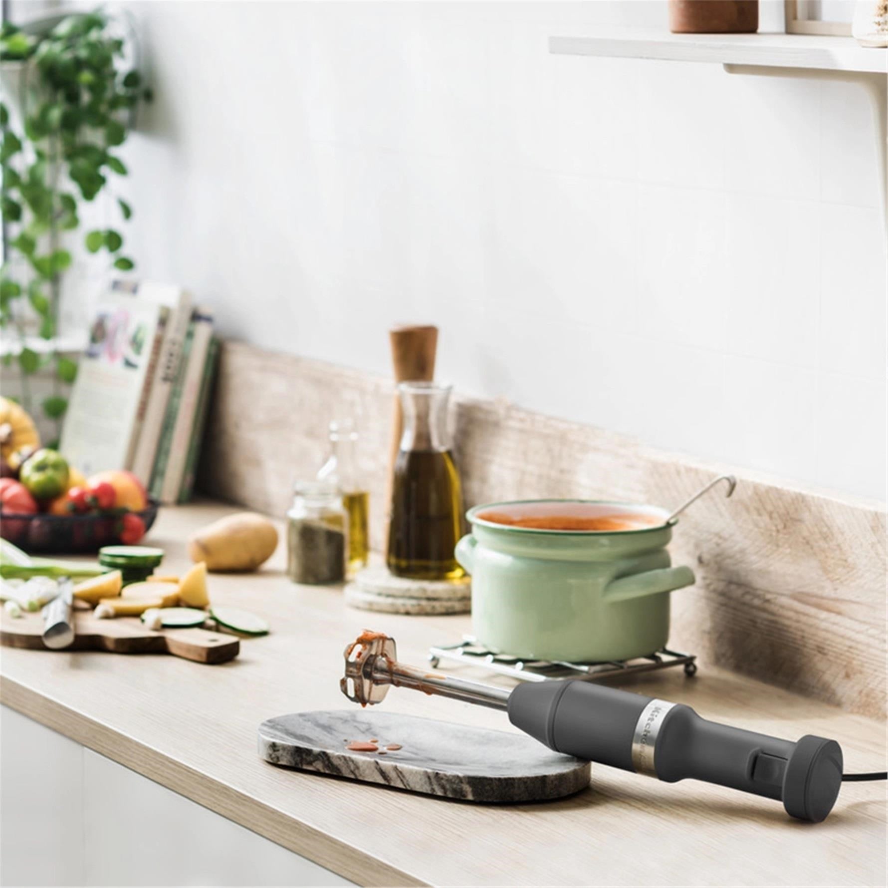 Kitchenaid Aksesuarlı El Blenderi 5Khbv83Edg Charcoal Grey