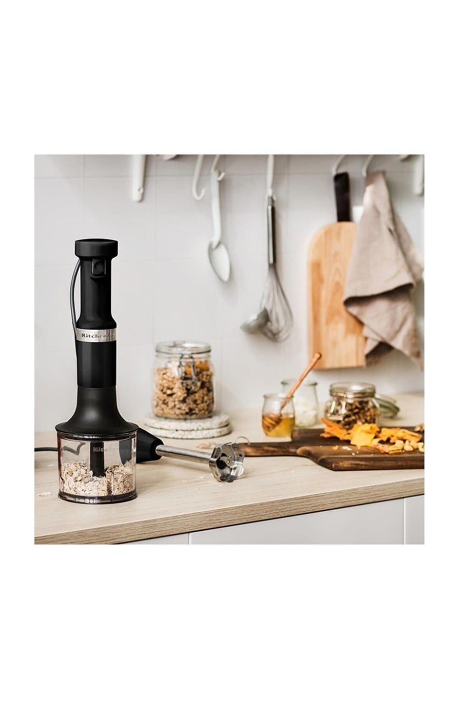 Kitchenaid Aksesuarlı El Blenderi 5KHBV83EBM -Black Matte