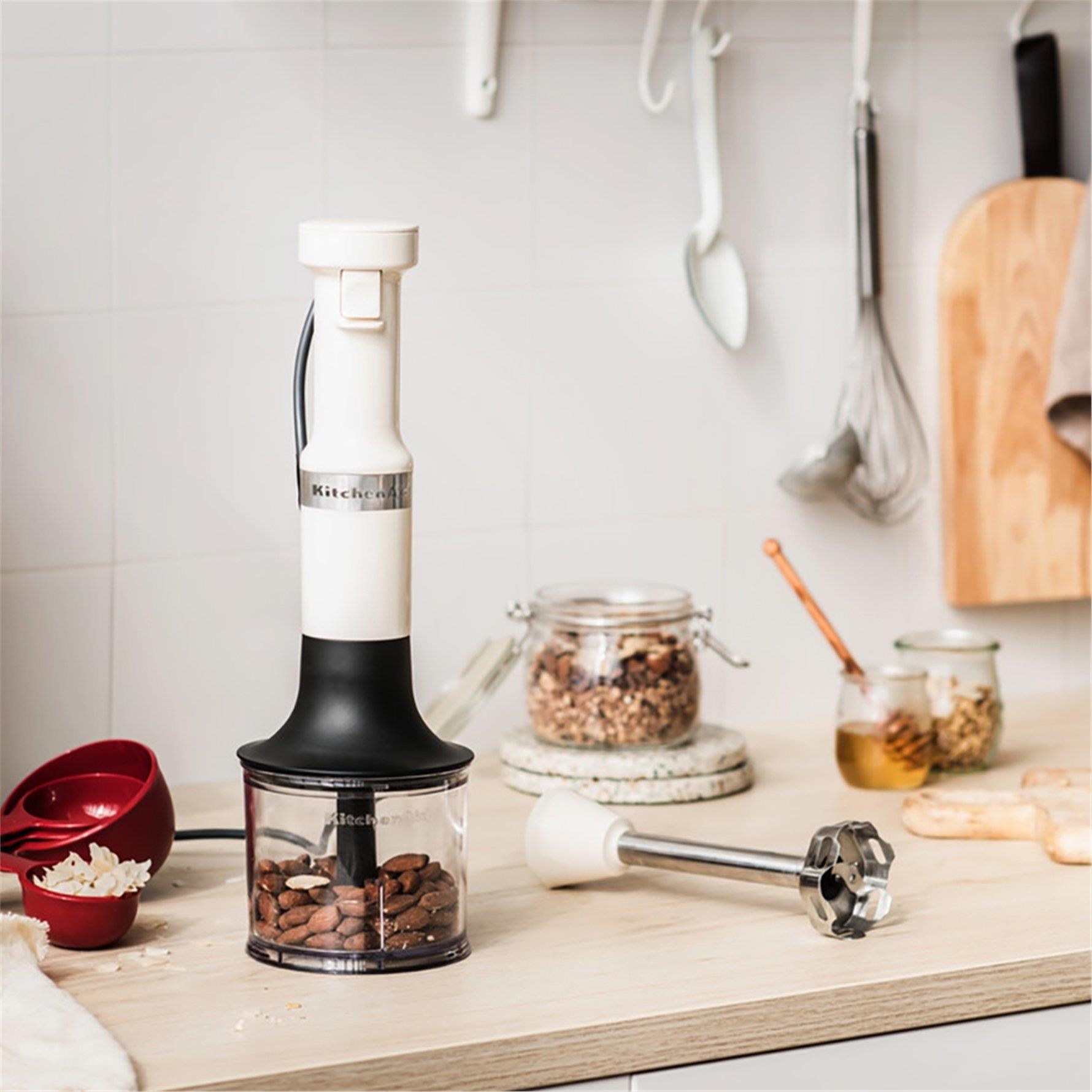Kitchenaid Aksesuarlı El Blenderi 5KHBV83EAC -Almond Cream