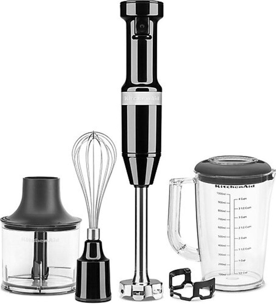 Kitchenaid Aksesuarlı El Blenderi 5KHBV83EOB Onyx Black