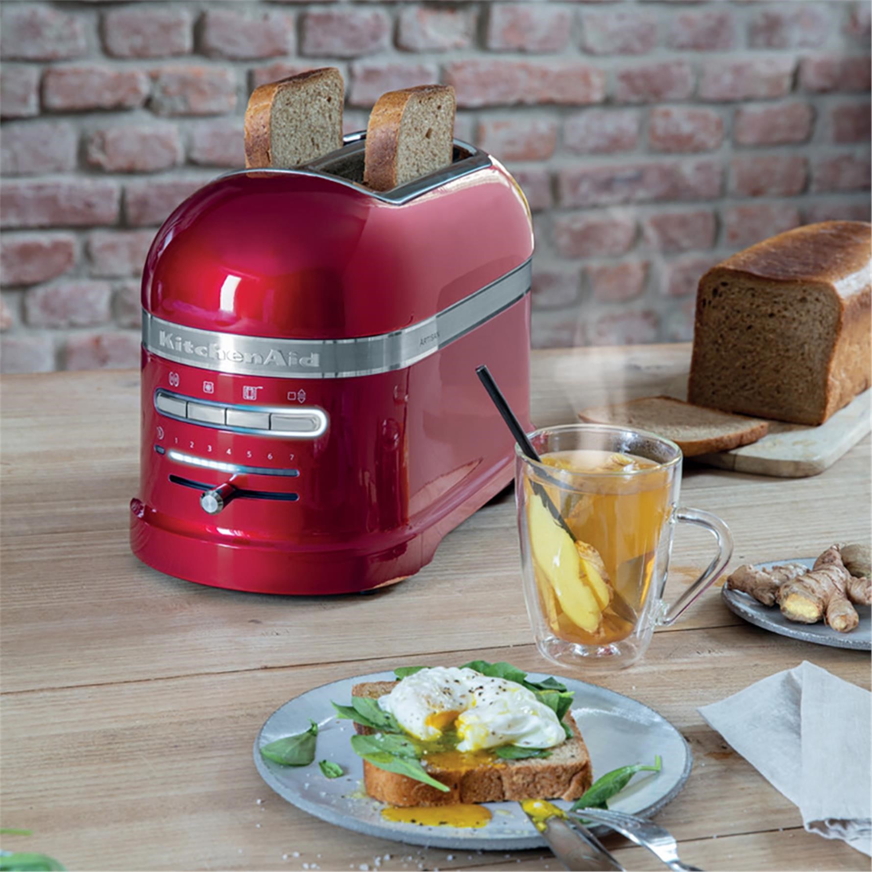 Kitchenaid Artisan 2 Dilim Ekmek Kızartma Makinesi Candy Apple-Eca
