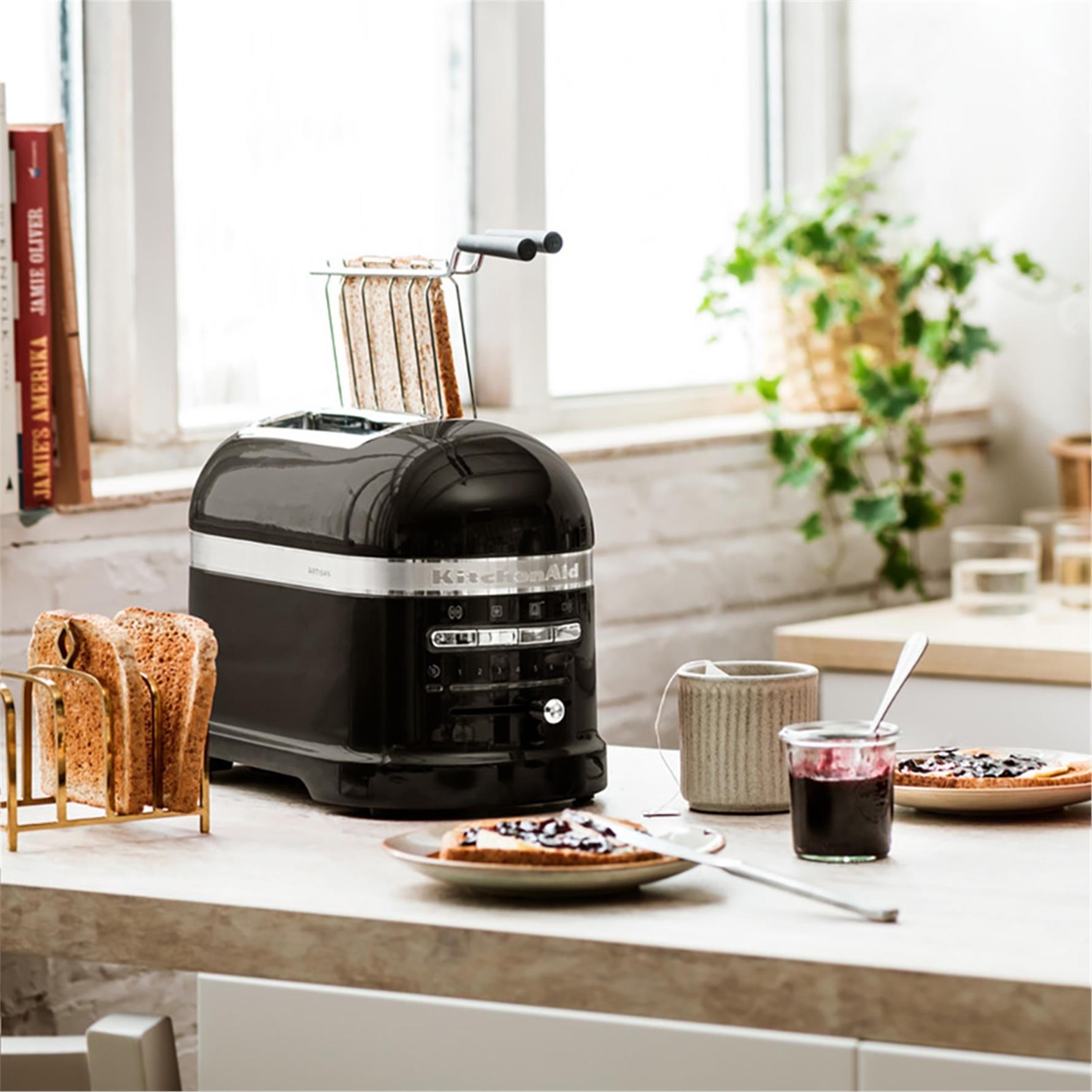 Kitchenaid Artisan 2 Dilim Ekmek Kızartma Makinesi Onyx Black-Eob