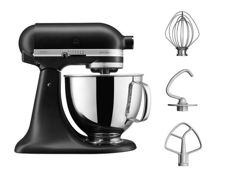 Kitchenaid Artisan 4,8 L Stand Mikser 5KSM125 Black Matte -EBM