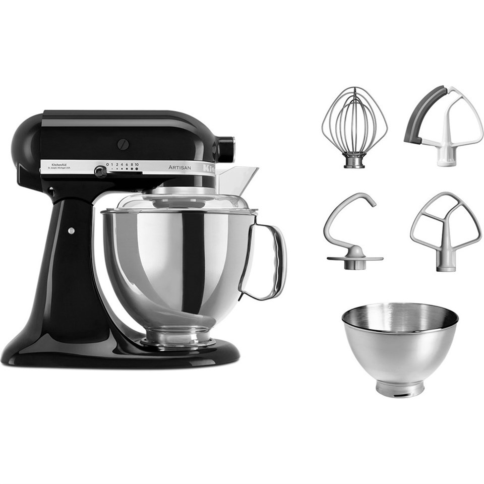 Kitchenaid Artisan 4,8 L Stand Mikser 5KSM175PS Onyx Black-EOB