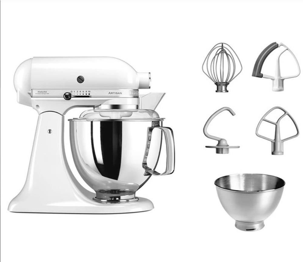 Kitchenaid Artisan 4,8 L Stand Mikser White-EWH