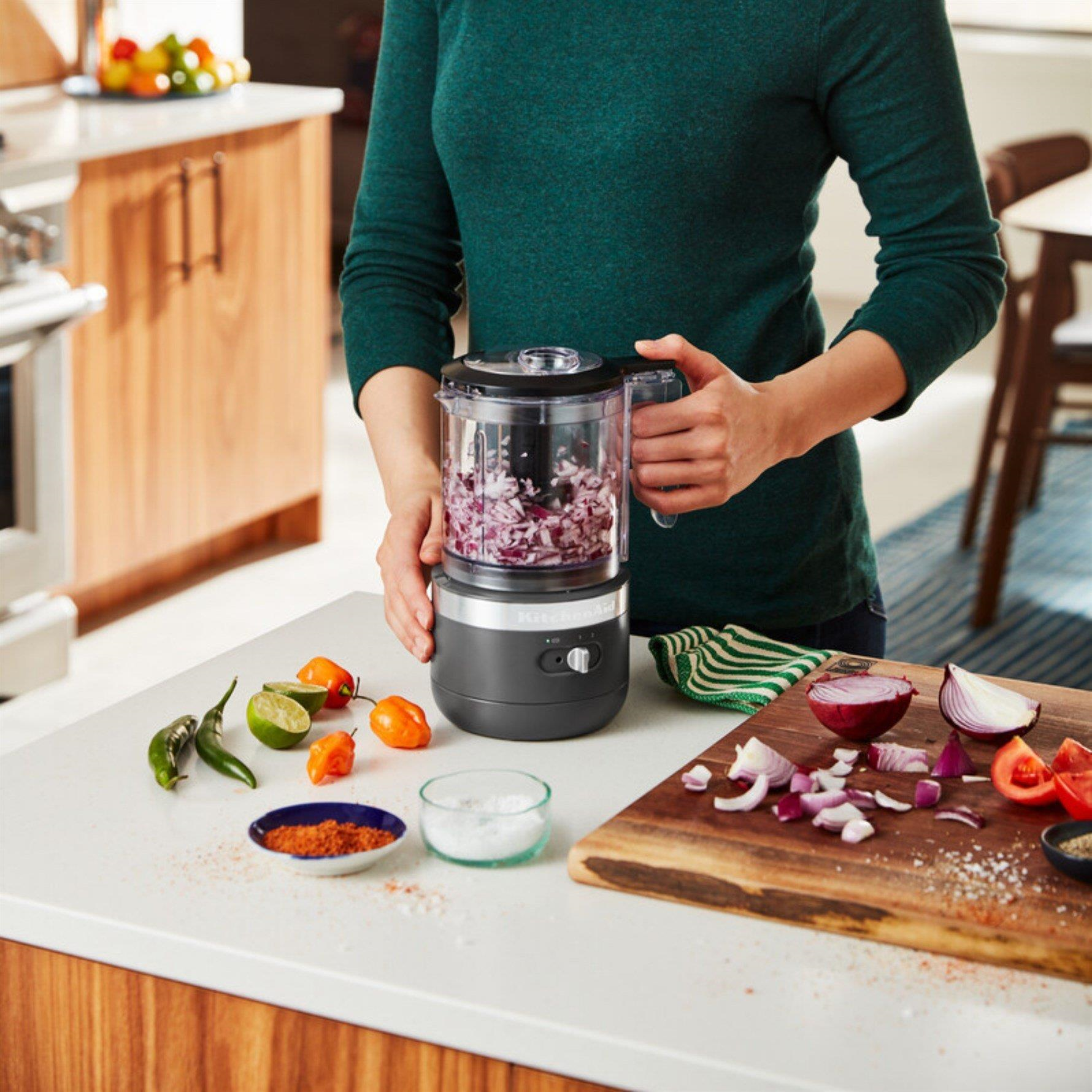 KitchenAid Kablosuz Mutfak Robotu 1,19 L Charcoal Grey - 5KFCB519EDG